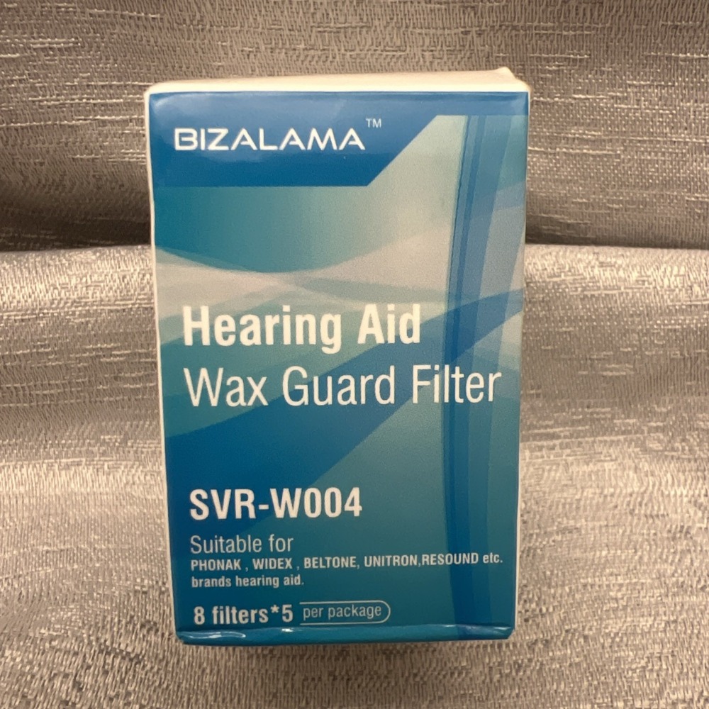 Hearing aid Wax Guard Filter for phonak, widex 40 count (Pack of 1), Black